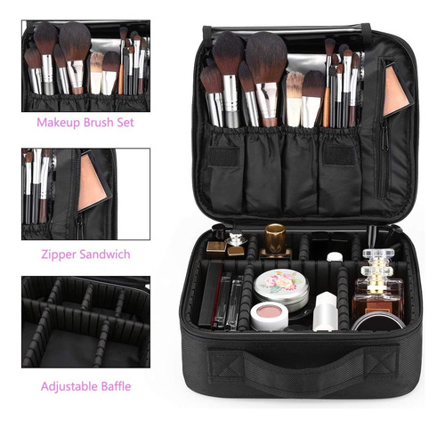 Estuche Maquillaje De Viaje, Organizador Profesional Bolsas
