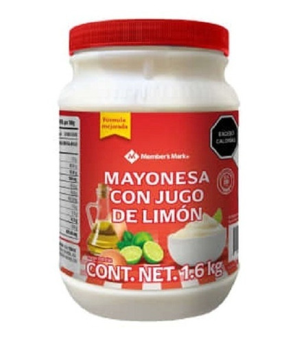 Mayonesa Member's Mark Con Jugo De Limón 1.6 Kg