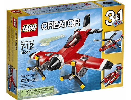 Lego Creator 31047 Avión Con Hélices 3 En 1. 