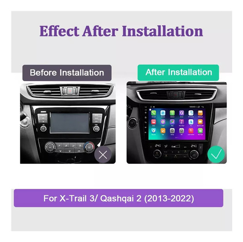 Autoradio Android Navyplay Nissan X-trail Qshaqai 2013-2017