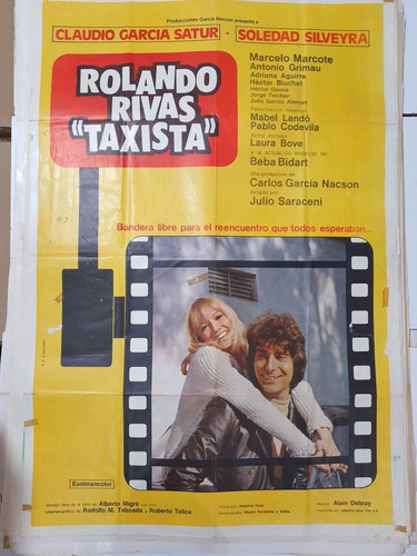 Afiche De Cine Original-rolando Rivas - Taxista- 1672