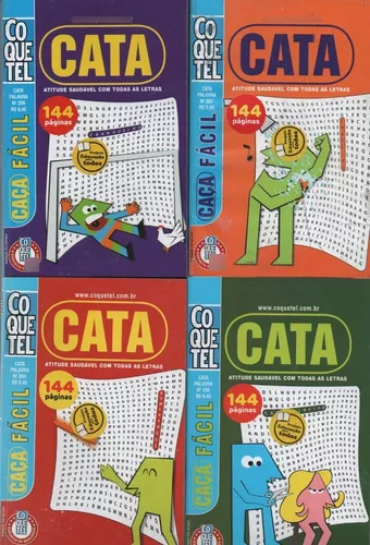 10 Revistas Coquetel Caça Palavras, Livro Nunca Usado 76103757