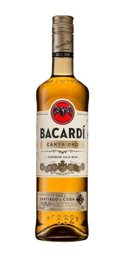 Ron Bacardi Carta Oro Dorada 750ml Botella Fullescabio Ofert