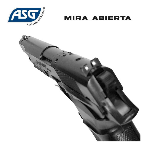 Imagen 4 de 10 de Pistola Co2 Asg Replica Bersa Thunder Pro 9 Balines Garrafas