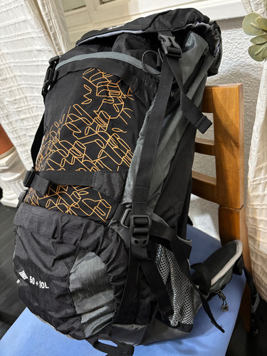 Mochila Alpina Skate 60 Lt - Excelente Estado Negro (Usado)