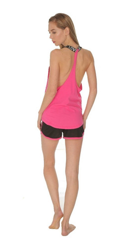 Pijama Para Dama Playera Halter Con Pedreria Short Bies 8123