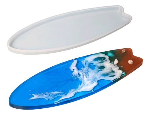 Molde De Silicone Formato Bandeja Prancha De Surf