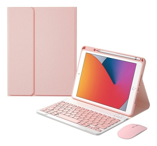 Funda Lienzo Con Teclado Y Mouse Para iPad Air 3/pro 10.5