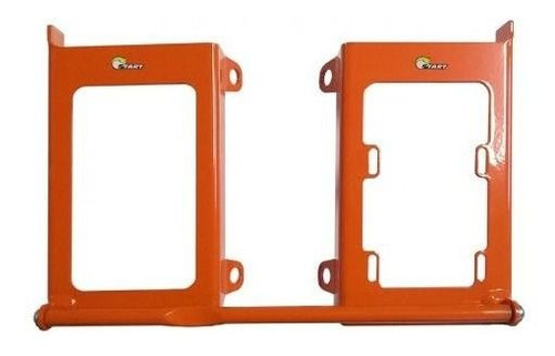 Protetor De Radiador Ktm Exc-f 350 4t 2020 Laranja Epoxi