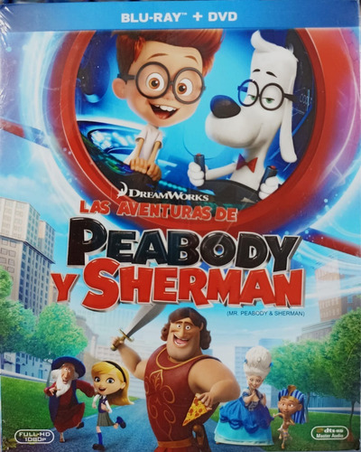 Película Las Aventuras De Peabody Y Sherman Bluray (nuevo)