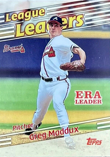 Mlb Greg Maddux - Topps League Leaders 1999 # 231