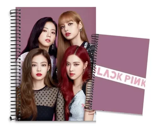 Caderno Blackpink Kpop Lisa Jennie 10 Matérias Universitário