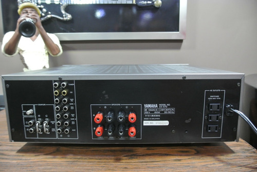 Imagem 6 de 8 de Amplificador Integrado Yamaha Com Entrada De Phono Mm-mc