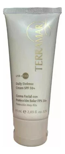 Crema Facial Con Protección Solar Alta Fps 50 Terramar