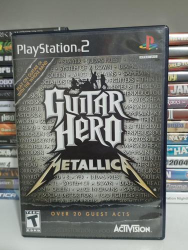 Juego Ps2 Guitar Hero Metallica Collector Play Station 2
