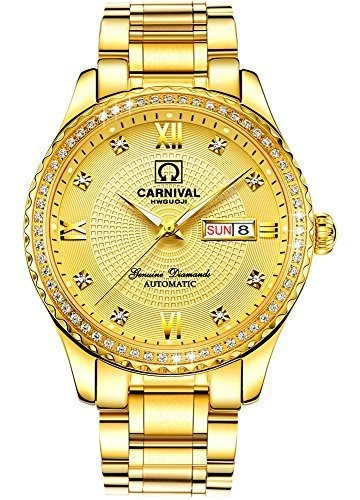 Reloj Teintop Carnaval Hombres Mecánico Automático Con Bisel