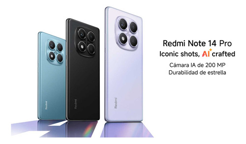 Redmi Note 14 Pro Dual Sim 256gb 8gb Ram Cámara Ai De 200 Mp