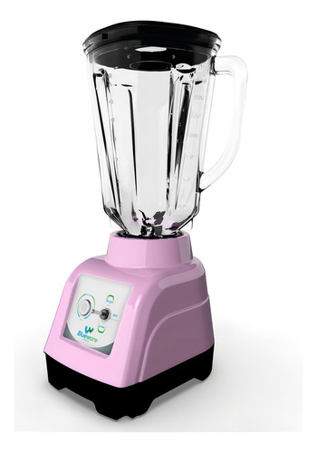 Licuadora Blueware Bw5-75-gl-p 2l 2v Vaso De Vidrio Rosa