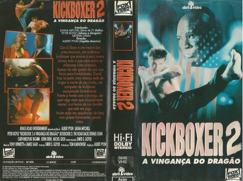 Kickboxer 2 A Vingança Do Dragão - Sasha Mitchel 