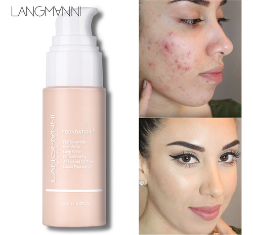 Base De Maquillaje LĂquida W Langmanni/longmani Press 4023