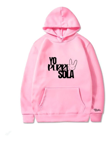  Buso Buzo Hoodie Bad Bunny El Conejo Malo Rosado Unisex