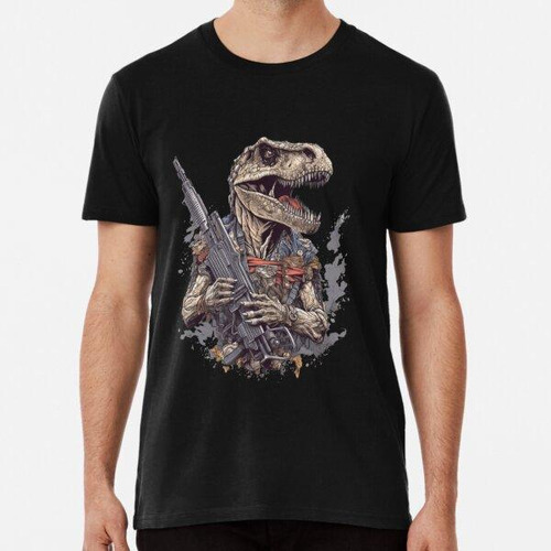 Remera Colección Dino Warfare - T-rex Algodon Premium