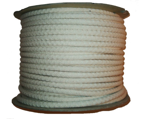 Soga Cordon De Algodon Relleno Trenzado 8mm 100mts Macrame