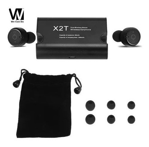 Audífonos X2t Completamente Inalámbricos Con Bluetooth