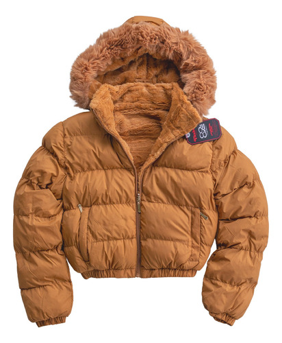 Campera Puffer Reversible Importada Abrigo De Invierno