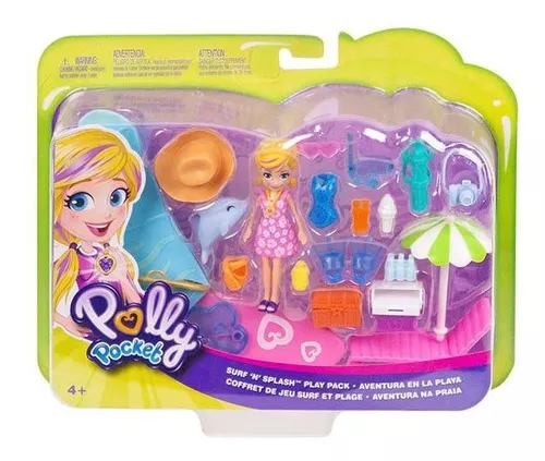 Polly Pocket Boneca Kit Aventura em Paris Mattel na Tyzu Toys