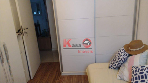 Imagem 14 de 16 de Apartamento Com 2 Dormitórios À Venda, 65 M² Por R$ 468.500,00 - Marapé - Santos/sp - Ap11013