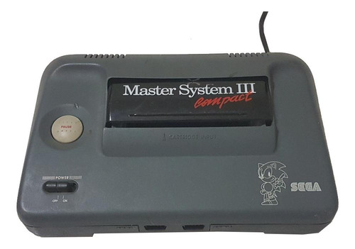 Consola Sega Master System III Compact Standard color  gris