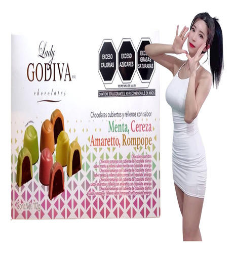 Lady Godiva Chocolates Surtidos Cubiertos Y Rellenos Sabores