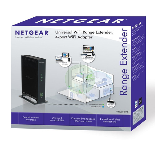 Netgear N300 Wi-fi Extensor De Alcance - Versión De Escritor