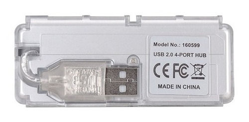 Mini Hub Usb Manhattan 4 Puertos V2.0 Sin Fuente 160599 Kt