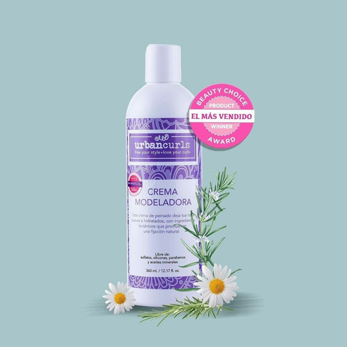 Imagen 3 de 7 de Crema Modeladora Urban Curls Para Rizos 960 Ml