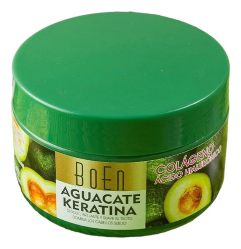 Mascarilla Tratamiento Keratina De Aguacate Colágeno Boen 