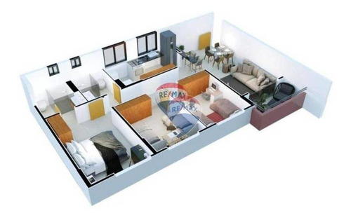 Excelente Apartamento Com 3 Quartos À Venda - 75m² - Natal/rn - Ap0121