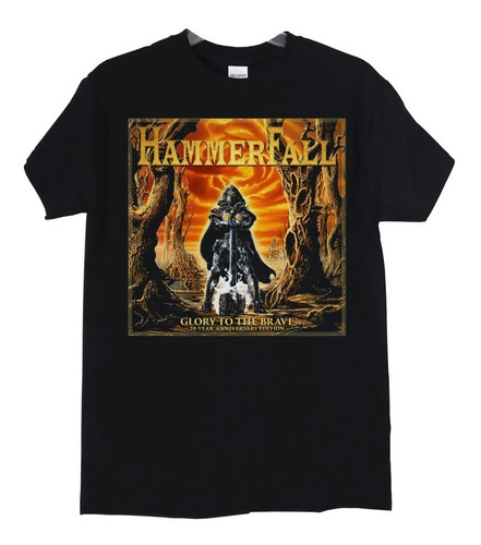 Polera Hammerfall Glory To The Brave 20 Ye Metal Abominatron