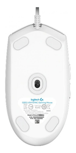Imagen 6 de 6 de Logitech G Series Lightsync G203 - Blanco