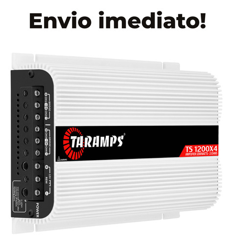 Modulo Taramps Ts1200x4 1200w Rms 2 Ohms Amplificador 4 Cana