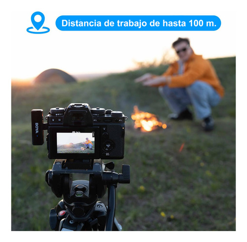 Sistema Micrófonos Inalambricos Lavalier Boyalink Todo En Un