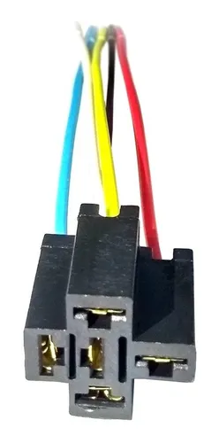 Ficha Mini Relay 5 Vias Con Conexion A Masa X 10 Unidades