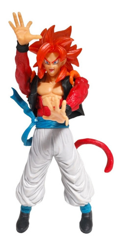 Imagen 2 de 4 de Muñeco Dragon Ball Z Gogeta Super Saiyajin Fase Cuatro 18 Cm