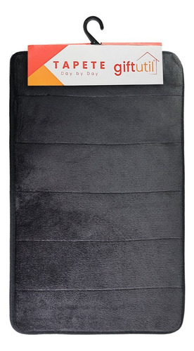 Tapete Soft Antiderrapante De Chão 40x60cm Macio Banheiro