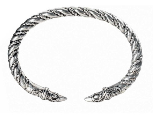 Brazalete Vikingo Fenrir Plata Pesa 28 Gr Pequeño Art 27