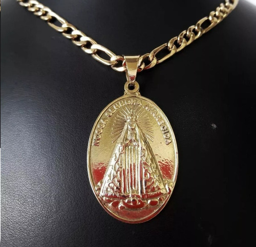 Imagem 4 de 4 de Pingente Nossa Sr Aparecida 10 Gramas Ouro 18k 750