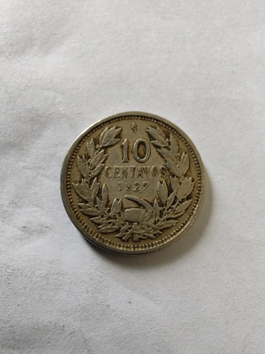 Moneda Chile 10 Centavos 1927 (x1716