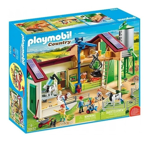 Playmobil Granja Con Silo Y Animales C/acc 70132 Country Edu