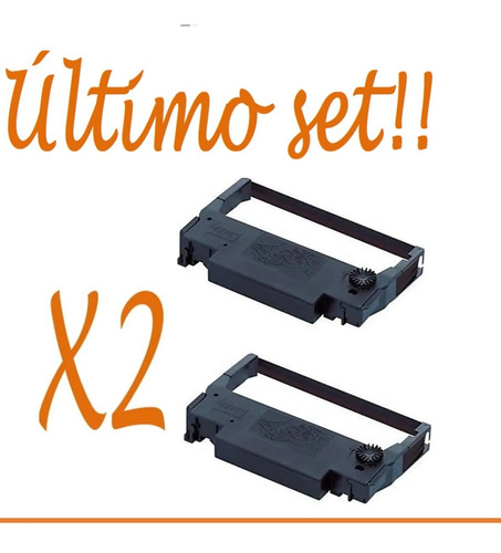 X2 Set Cintas Alternativa Epson Erc-37 Tm-760 Tn-780 Tm-790 